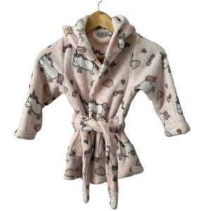 Hooded Unicorn Plush Robe